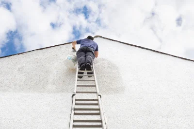 Peinture extérieure à Jarzé Villages — façades et ravalement